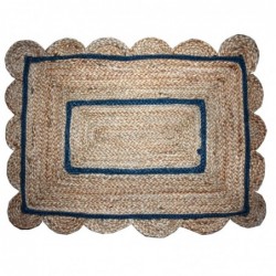 Tapis en jute naturel pour...