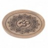 Petit plateau décoratif ethnique Mandala Om pour la maison et le bureau