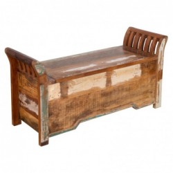 Banc en bois de style rustique pour la décoration de la maison et du jardin