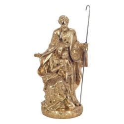 Figure Naissance Jésus Résine Golden | Figures de résine de naissance pour la décoration de résine de la figure de