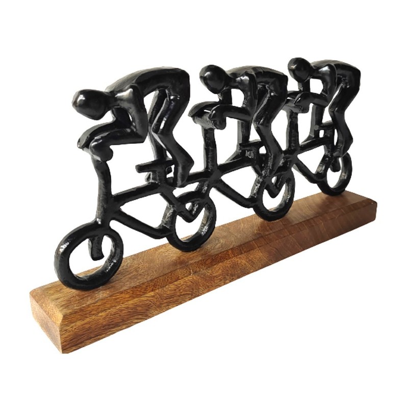 Figurine cycliste décorative de la collection Bohemian pour la maison et le bureau