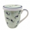 Tasse olive avec boîte cadeau. Cadeau parfait pour les amateurs de cuisine méditerranéenne et de bon goût.