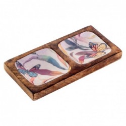 Plateau papillon en bois...