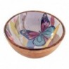 Petit bol papillon marron romantique design exclusif