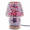 Lampe à fleurs en mosaïque - Éclairage décoratif pour la maison - Design exclusif fait à la main - Cadeau idéal pour