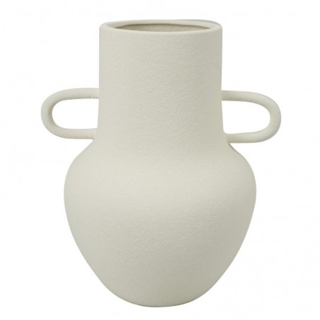 Grand vase en porcelaine blanche style bohème pour la décoration de la maison