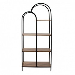 Etagère Bois Métal Marron...
