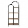 Etagère Bois Métal Marron Bohème 145x33,5x61 cm