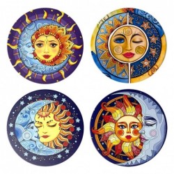 Sous-verres Soleil et Lune...