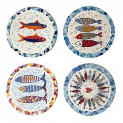 Sous-verres à poissons 4...