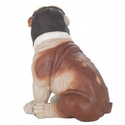 Figurine décorative de chien bouledogue pour maison et cadeau, collection bohème