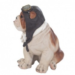 Figurine décorative de chien bouledogue pour maison et cadeau, collection bohème