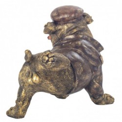 Figurine de chien décorative pour la maison et le bureau