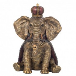 Figurine d'éléphant doré en...