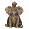 Figurine d'éléphant doré en résine pour la décoration de la maison