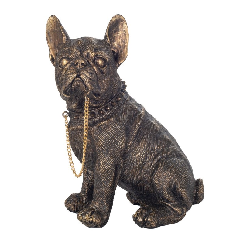 Figurine de chien en résine décorative contemporaine