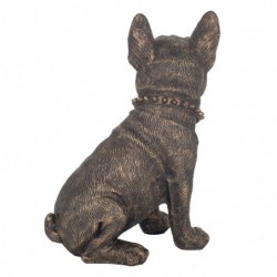 Figurine de chien en résine décorative contemporaine