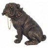 Figurine de chien bouledogue en résine pour décoration de la maison et cadeaux originaux