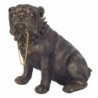 Figurine de chien bouledogue en résine pour décoration de la maison et cadeaux originaux