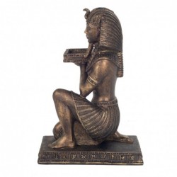 Figure décorative du roi d'Egypte en bronze de style classique pour votre maison