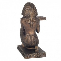 Figure décorative du roi d'Egypte en bronze de style classique pour votre maison