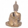 Figurine de bouddha Oriental doré en résine décorative, Style Feng Shui Zen pour la décoration de la maison et du bureau