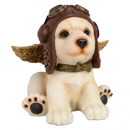 Figurine de chien pilote bohème en résine décorative pour la maison et le bureau