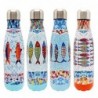 Bouteille à poisson 4 couleurs différentes en acier inoxydable pour cadeau et décoration marine