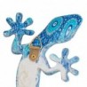 Figurine Lézard Décorative en Résine Bleue 20,5 cm - Cadeau Idéal pour les Amoureux de la Nature et de la Décoration