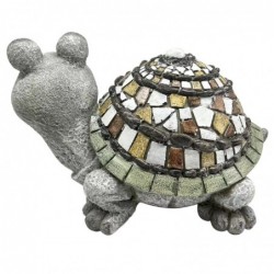 Extension de jardin décorative en forme de tortue, gris, 21 cm x 24 cm x 34 cm