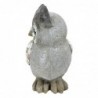 Figurine de hibou décorative rustique pour la maison et le jardin