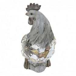 Extension de figurine de coq, décoration rustique pour la maison et le jardin