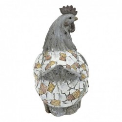 Extension de figurine de coq, décoration rustique pour la maison et le jardin