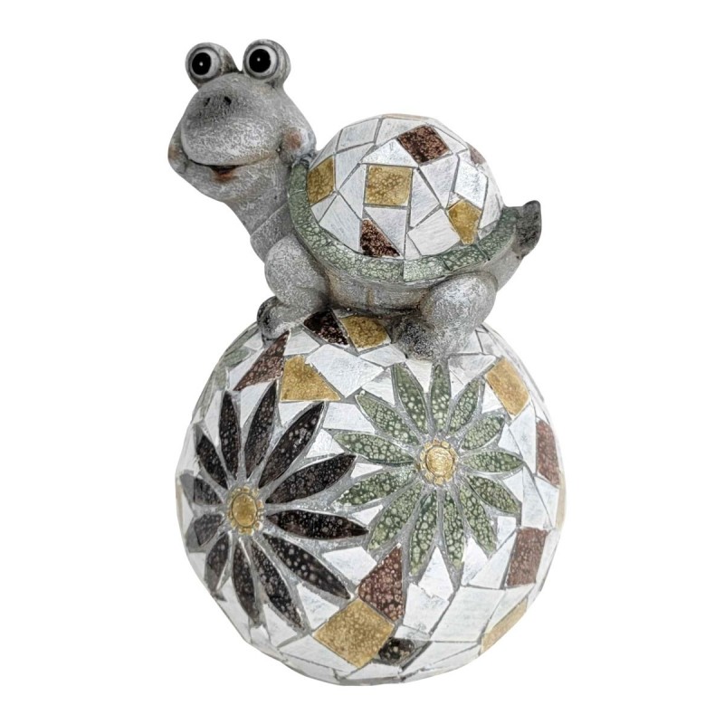 Figurine de tortue Ext - Décoration rustique pour la maison et le jardin