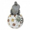 Figurine de tortue Ext - Décoration rustique pour la maison et le jardin