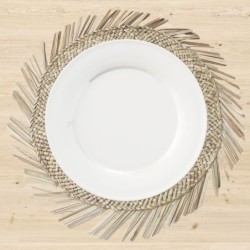 Salvamantel Fibre de cordes de légumes brunes de Salvamantel | Nappe individuelle individuelle individuelle de Salvanteles