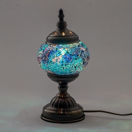 Lampe en mosaïque de style ethnique pour la décoration de la maison et les cadeaux faits à la main