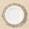 Salvamantel Fibre de cordes de légumes brunes de Salvamantel | Nappe individuelle individuelle individuelle de Salvanteles