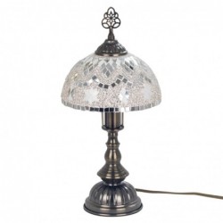 Lampe en mosaïque de verre et de métal pour la décoration de la maison