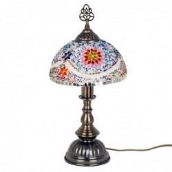 Lampe en mosaïque multicolore pour la décoration de la maison