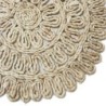 Salvamantel Fibre de cordes de légumes brunes de Salvamantel | Nappe individuelle individuelle individuelle de Salvanteles