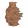 Vase en bois sculpté à la main ethnique pour la décoration de la maison