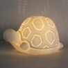 Lampe Tortue Bohème En Porcelaine Blanche