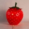 Lampe fraise en porcelaine