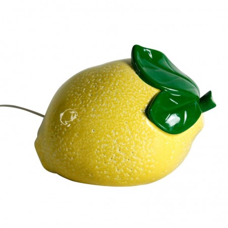 Lampe Citron - Éclairage en Porcelaine pour la Décoration de la Maison et les Ambiances Cosy