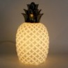 Lampe Ananas Décorative en Porcelaine Blanche