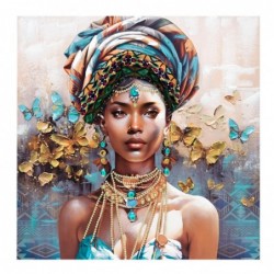 Tableau décoratif ethnique africain pour mur