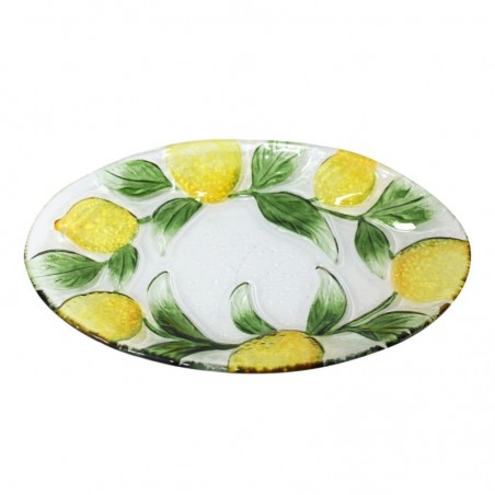 Assiette à Citron Décorative pour Cuisine et Salle à Manger - Design Exclusif et Coloré