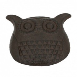 Boîte à hibou décorative en fonte pour la maison et le bureau