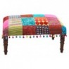 ORIGEN Home Decor Banqueta-Taburete Auxiliary Furniture | Trottoir multicolore rectangulaire - 45x85x40cm